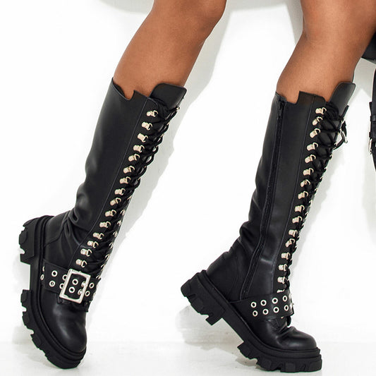 By Alina Mexton damen chelsea boots Biker Stiefel Lederstiefel 39
