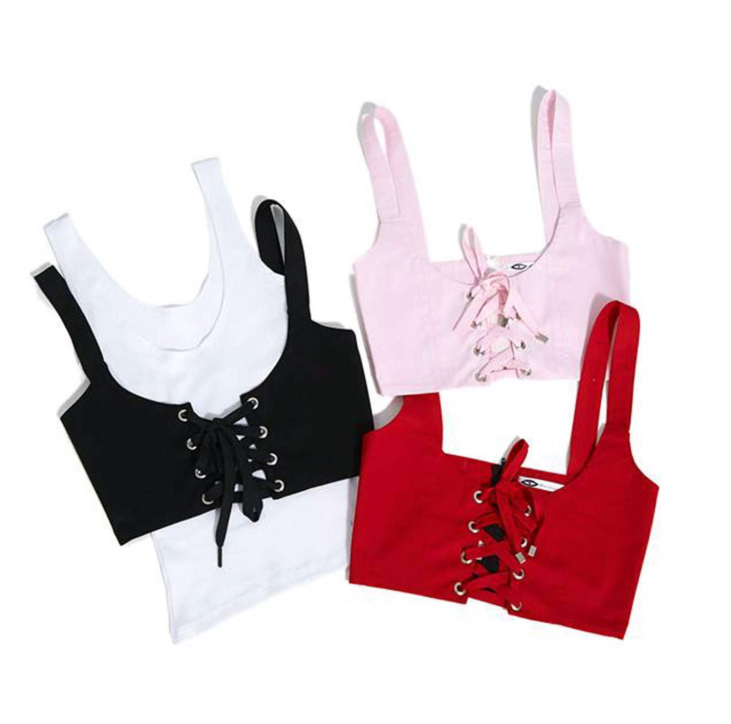 Rosa Damen-Top mit Gürtel und Unterbrustkorsett von Mexton, geeignet für Dirndl, in XS-S.