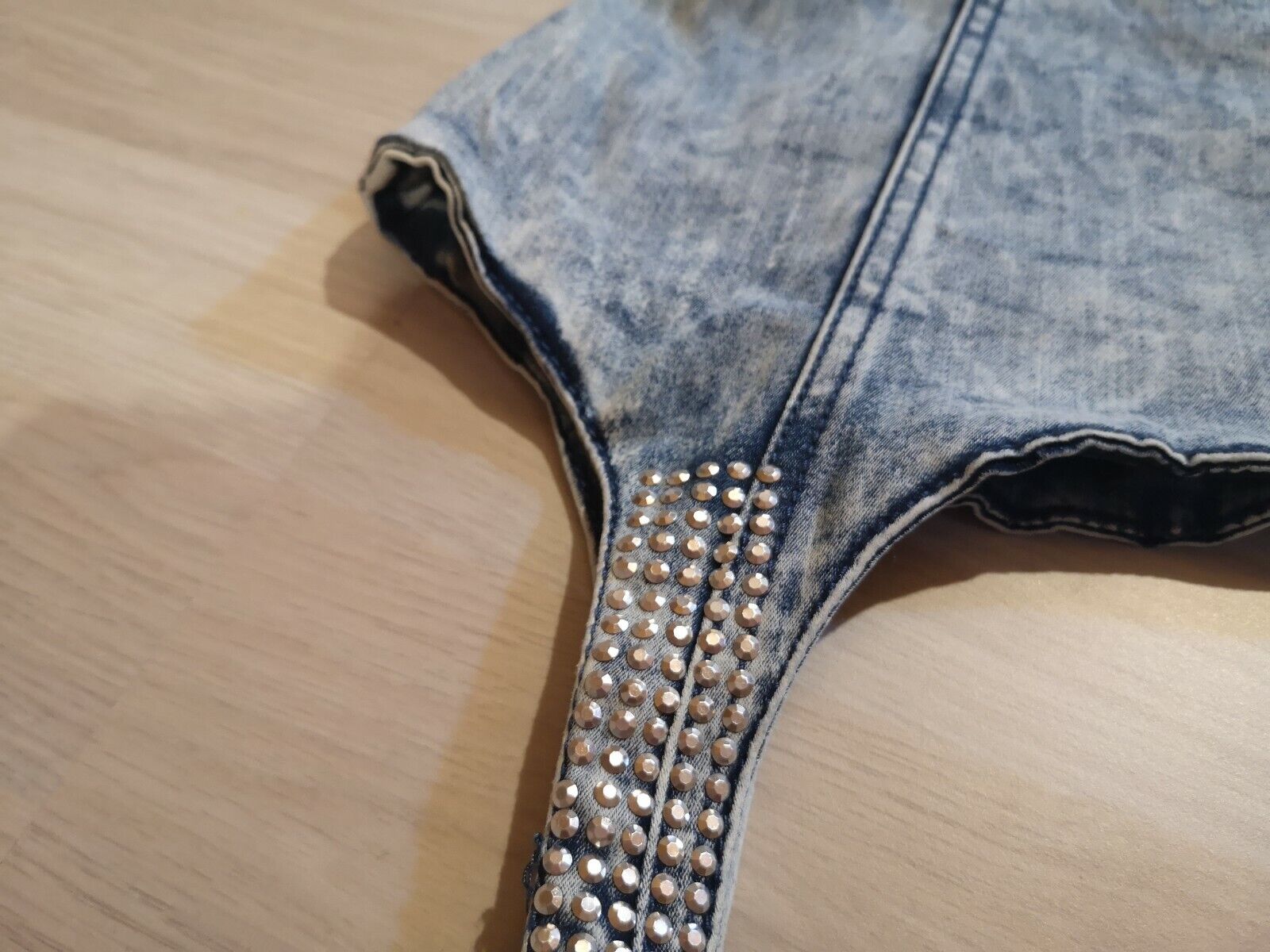 Mexton Damen Jeansgürtel, Taillengürtel und Korsettgürtel aus Denim, modisches Jeanstop in Größe S.