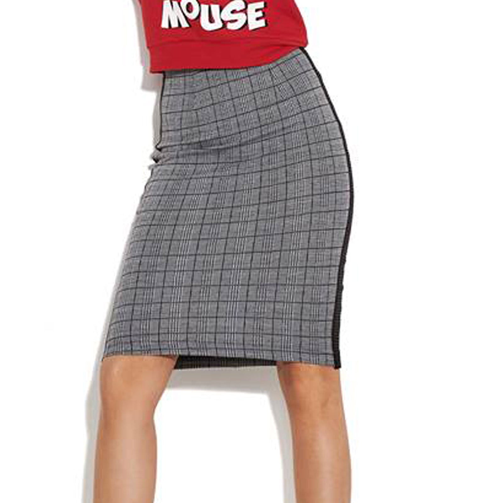 Damenrock von Mexton, High-Waist Bleistiftrock für Business, in XS-S, aus strukturierter Stoff, elegant und professionell.