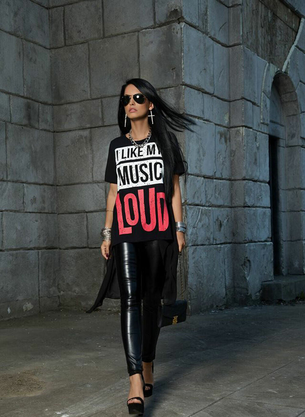 Damen Röhrenhose von Mexton im Lederlook, Treggings, Hüfthose, eng geschnitten, in XS bis M, modischer Sitz