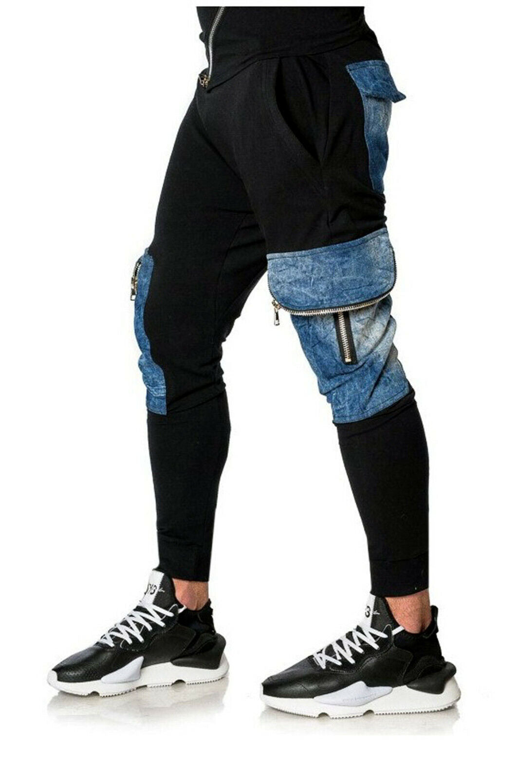 Mexton Men Herren Jogginghose aus weichem Stoff, lockerer Boyfriend-Stil, ideale Freizeithose in Größe S
