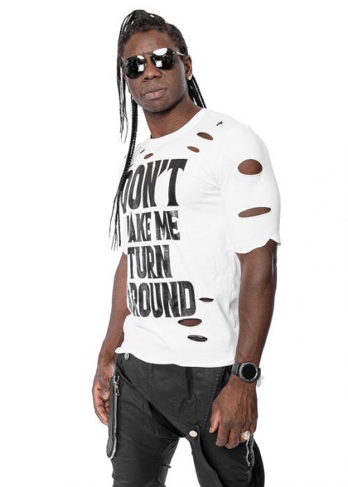 Langes, oversize T-Shirt von Mexton Men in dunkler Farbe, bequemes Herren-Longsleeve mit lockerer Passform.