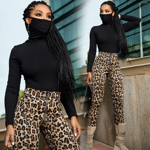 Schwarzer Damen Pullover mit Rollkragen und Schutzmaske von Mexton, in XS bis M, zeigt das Kleidungsstück und Details.