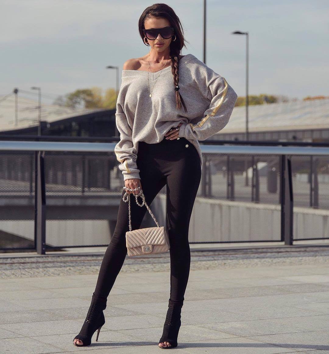 Ola Damen oversized Feinstrick-Longpullover in XS-L, weiches Strickmaterial, lockere Passform, eleganter Damen-Longpullover