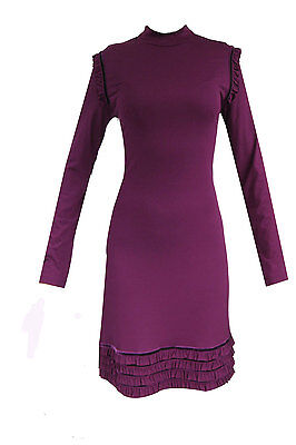 Sea Shell Damen Minikleid mit langen Ärmeln, Blickfang in Meeres-Design, perfekt für sommerliche Anlässe.